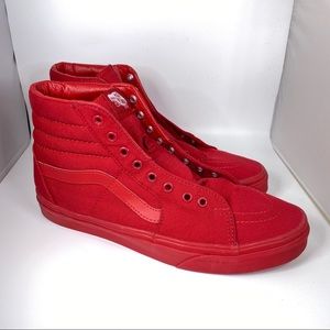 Vans Red Sk8-Hi tops